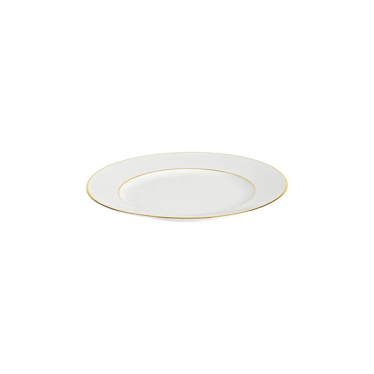 Xm Gold Rim Plate