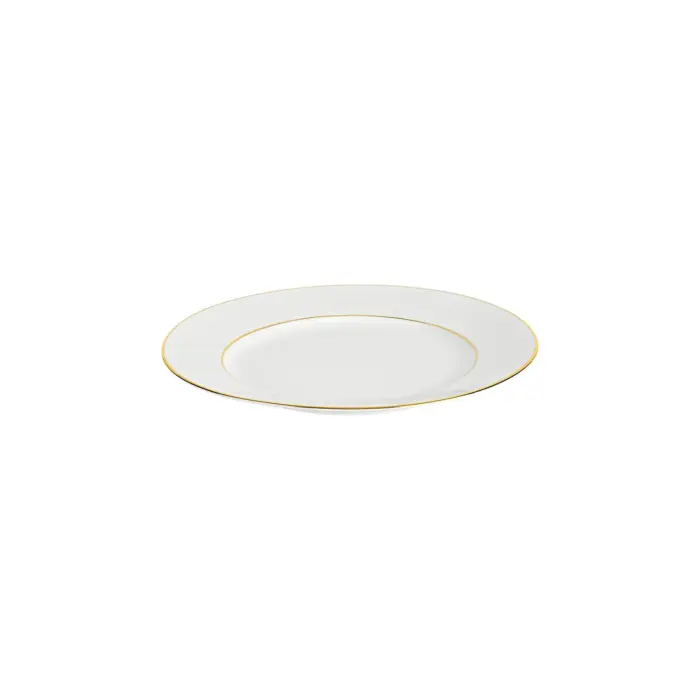 Xm Gold Rim Plate