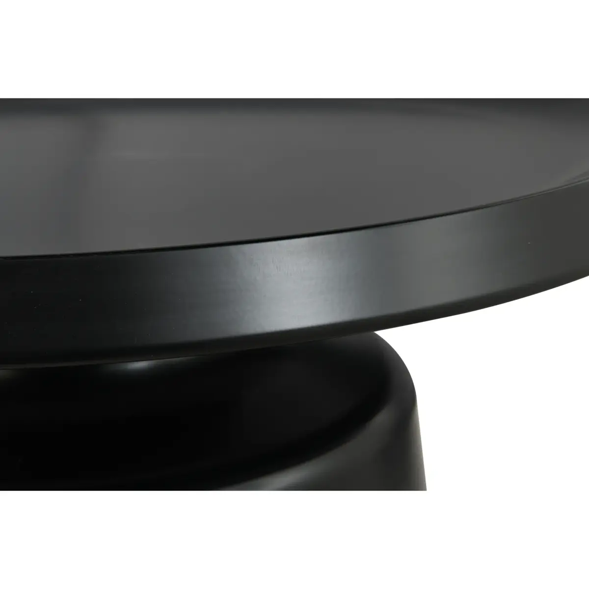 Coffee Table Set 2pcs Black