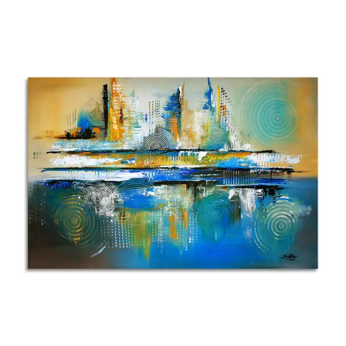 Blue Abstract Wall Art