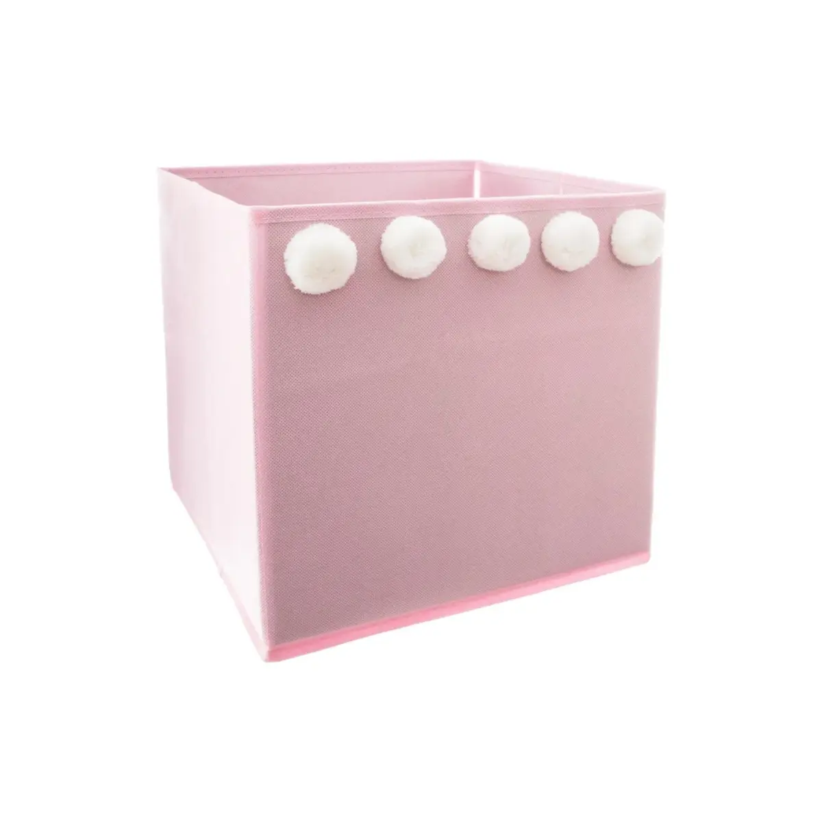 Pink Pom Storage Box