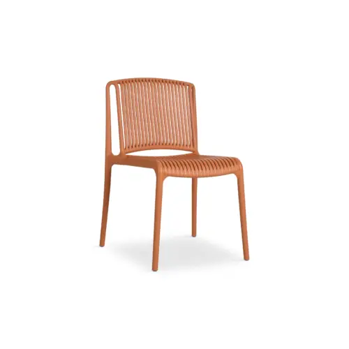 1799-ORANGE-9168-1 ISLA Plastic Chair