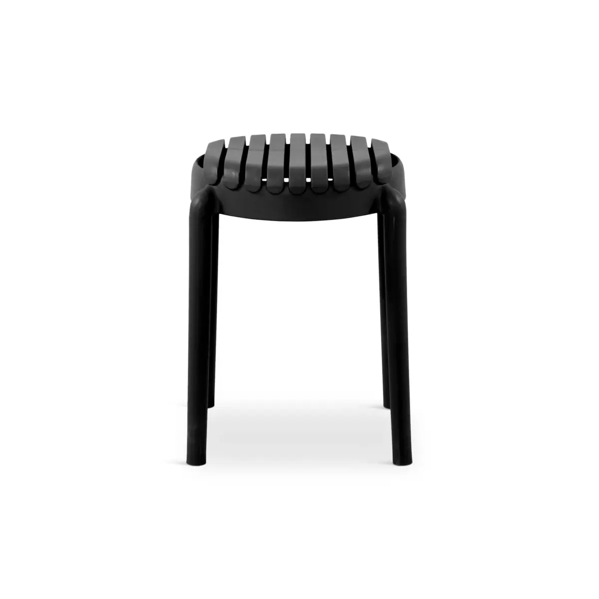 1813-BLACK-7188-1 CHIARI Stool