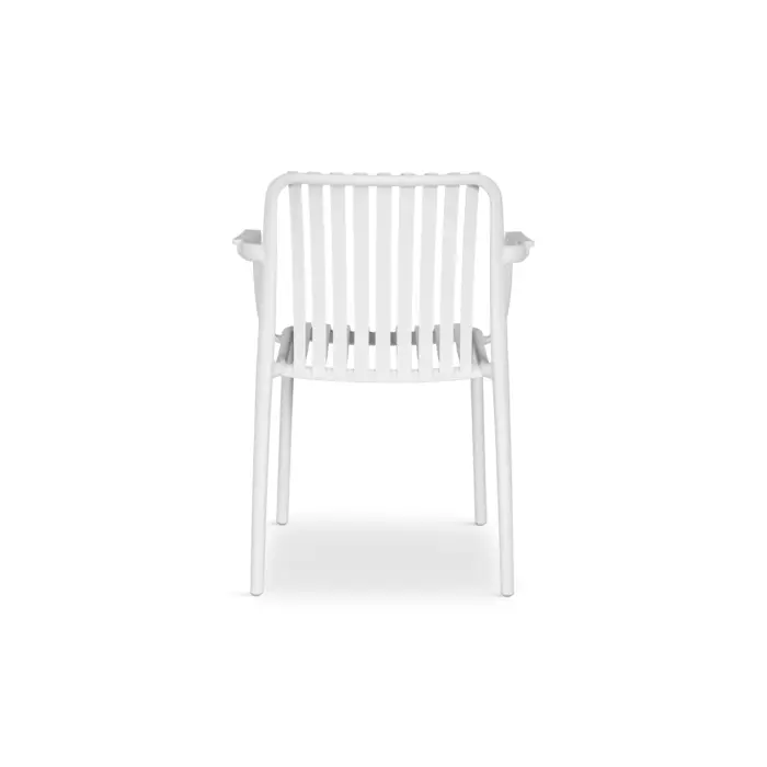 1819-WHITE-70029-4 SAMONA Plastic Chair