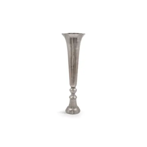 Flores Vase Aluminium Silver