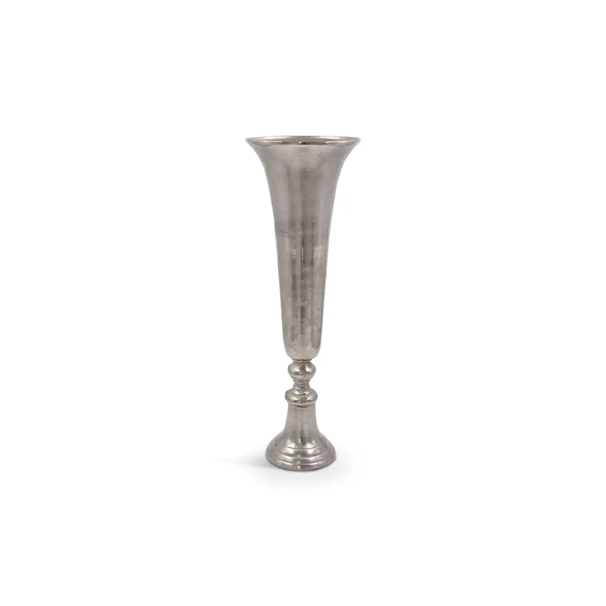 Flores Vase Alumin Silver