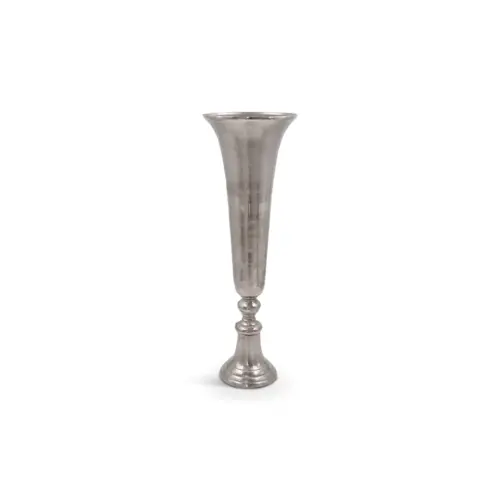 Flores Vase Alumin Silver