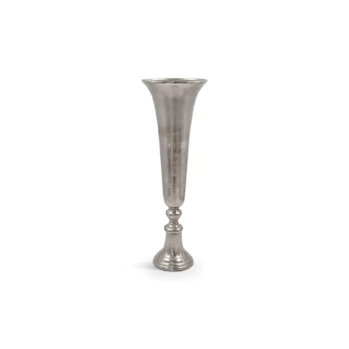Flores Vase Alumin Silver