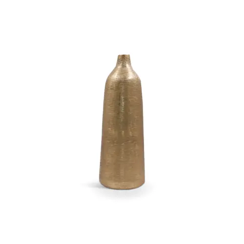 Botella Vase Alum Gold