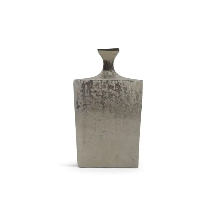 Flasche Vase Aluminium Silver