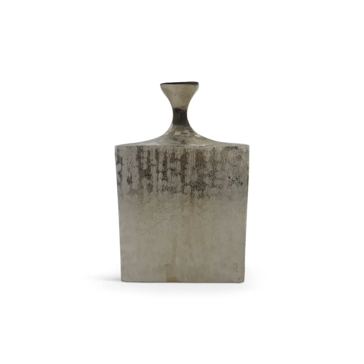 Flasche Vase Aluminium Silver