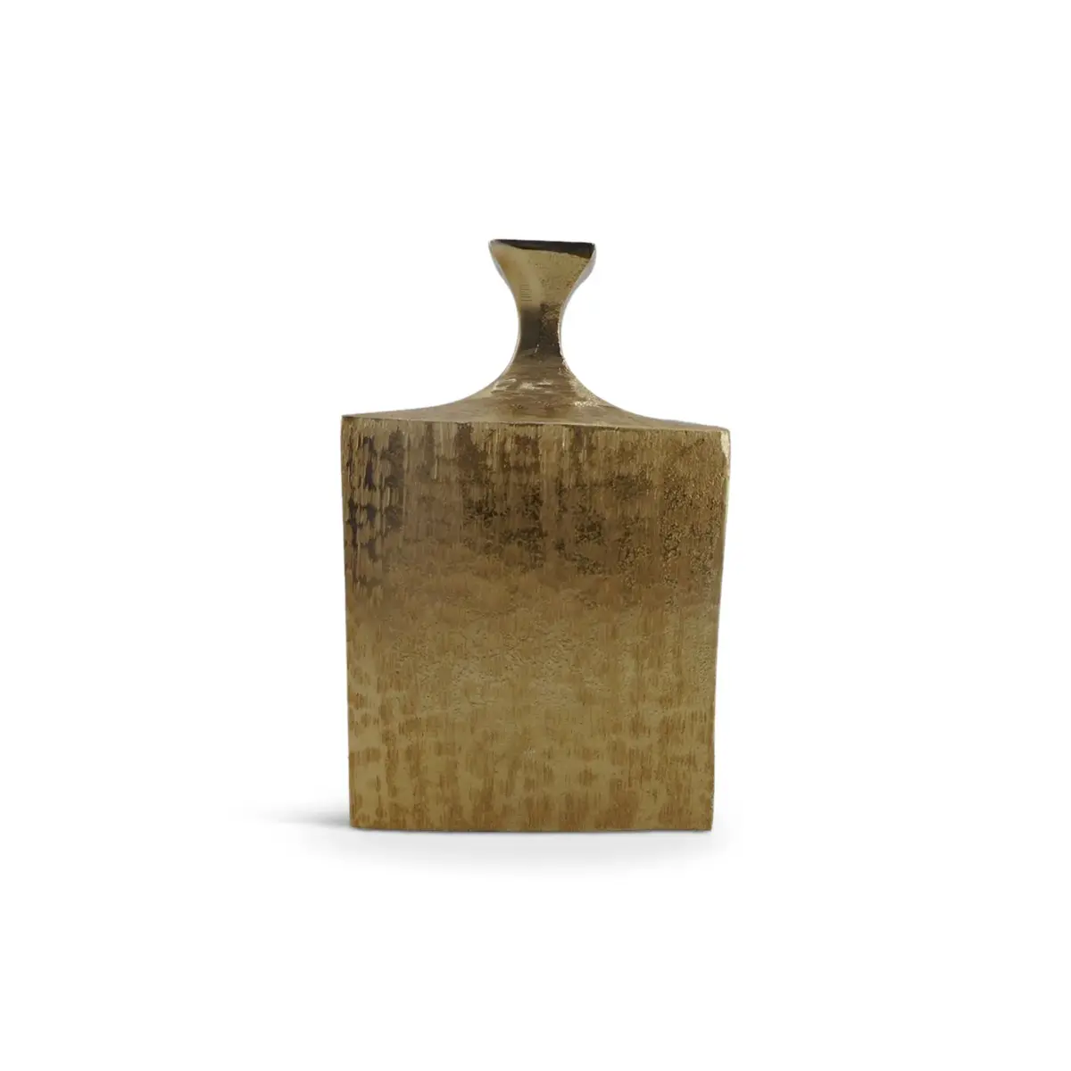 Flasche Vase Aluminium Gold