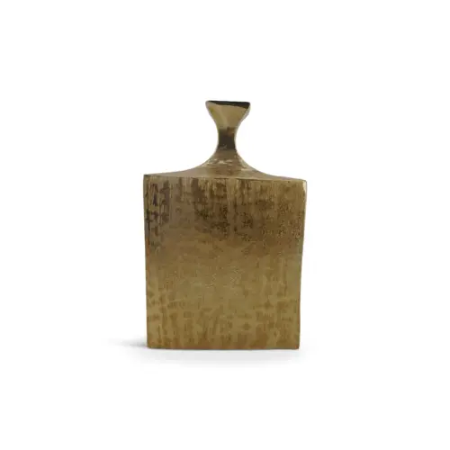 Flasche Vase Aluminium Gold