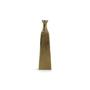 Glory Vase Aluminium Gold