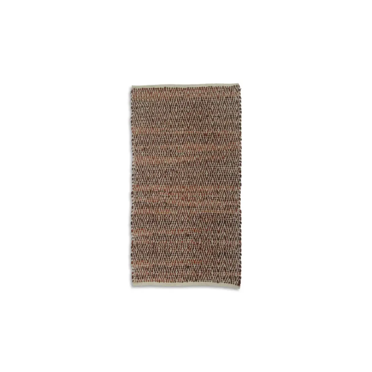 Rombo Leather Rug