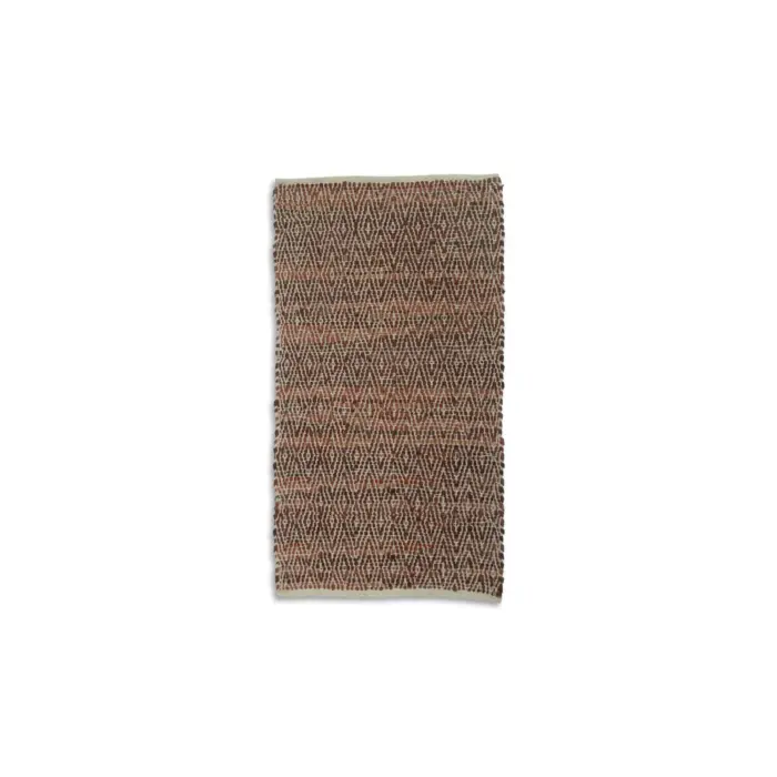 Rombo Leather Rug