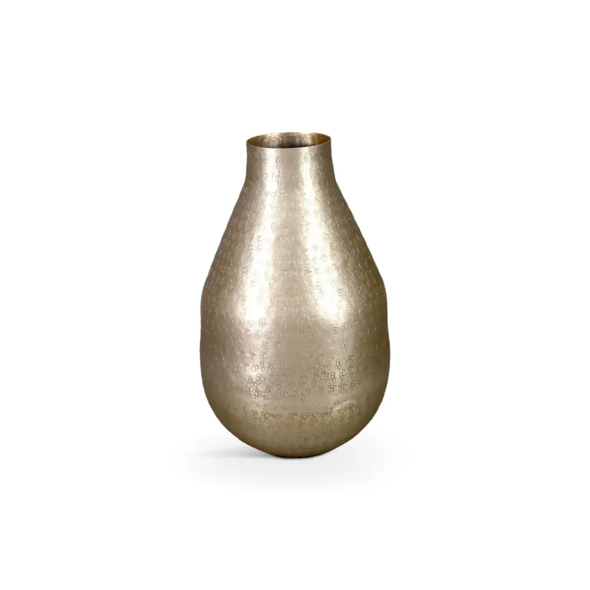 Dahlia Vase Aluminium Champagne