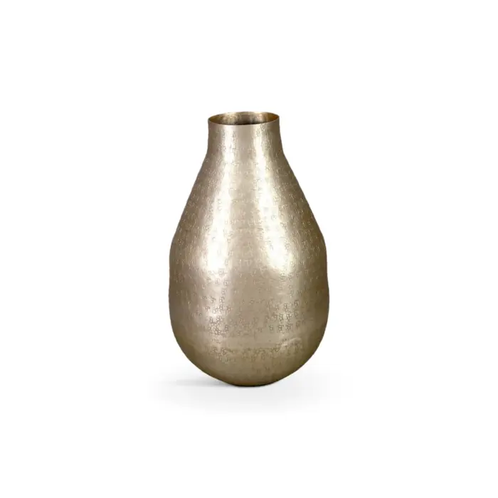 Dahlia Vase Aluminium Champagne