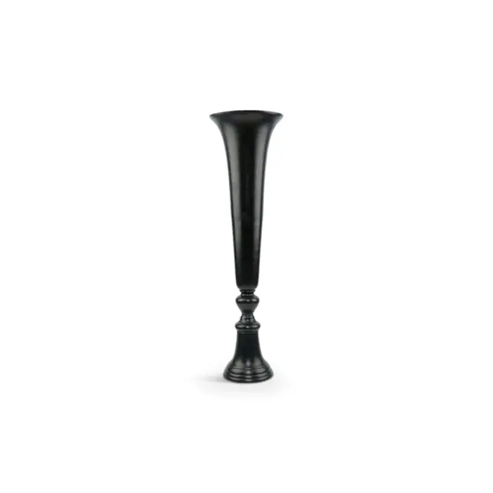 Flores Vase Aluminium Black