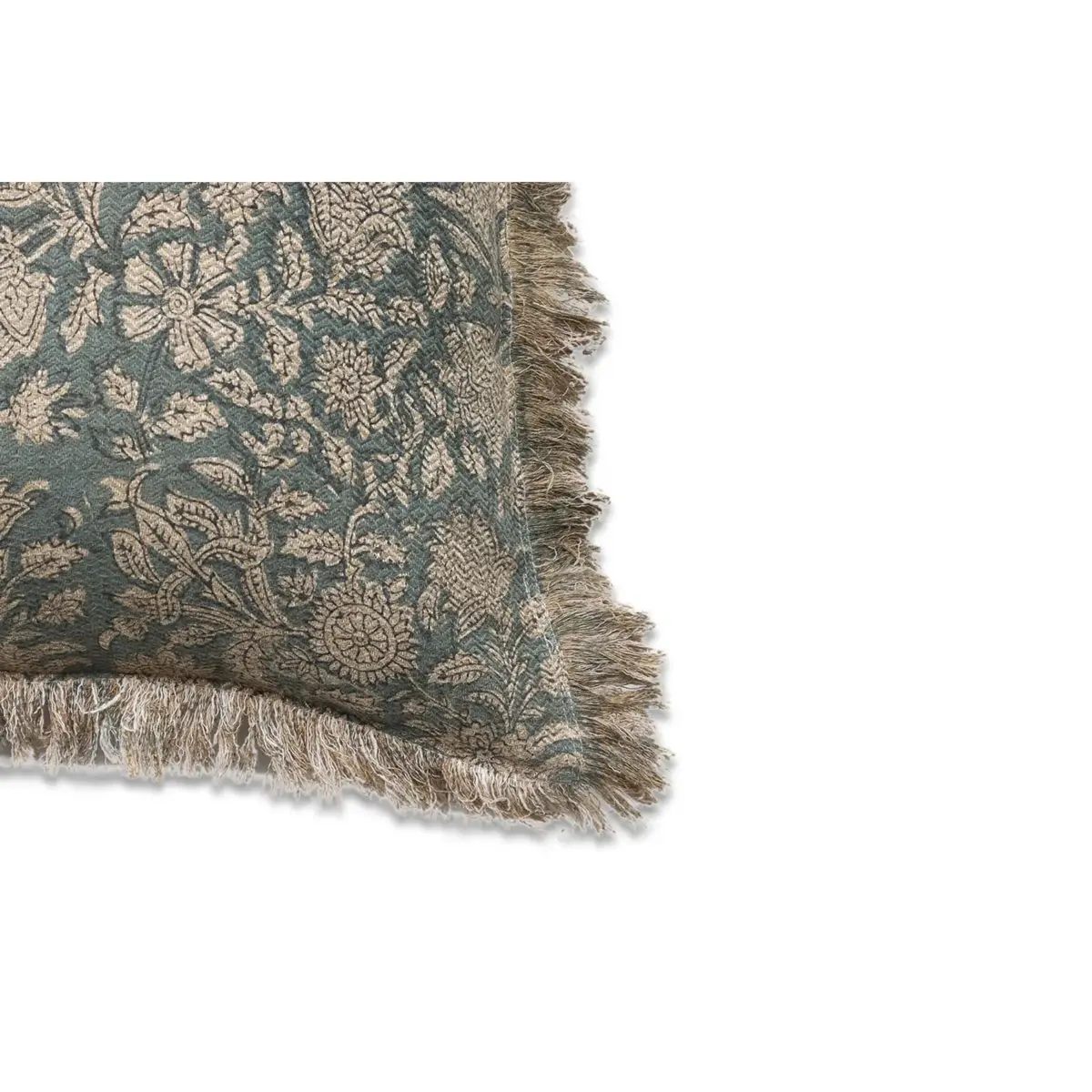 Jericho Cushion Aqua Beige
