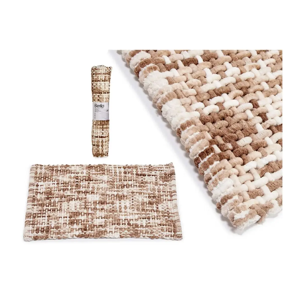 Beige Knitted Carpet