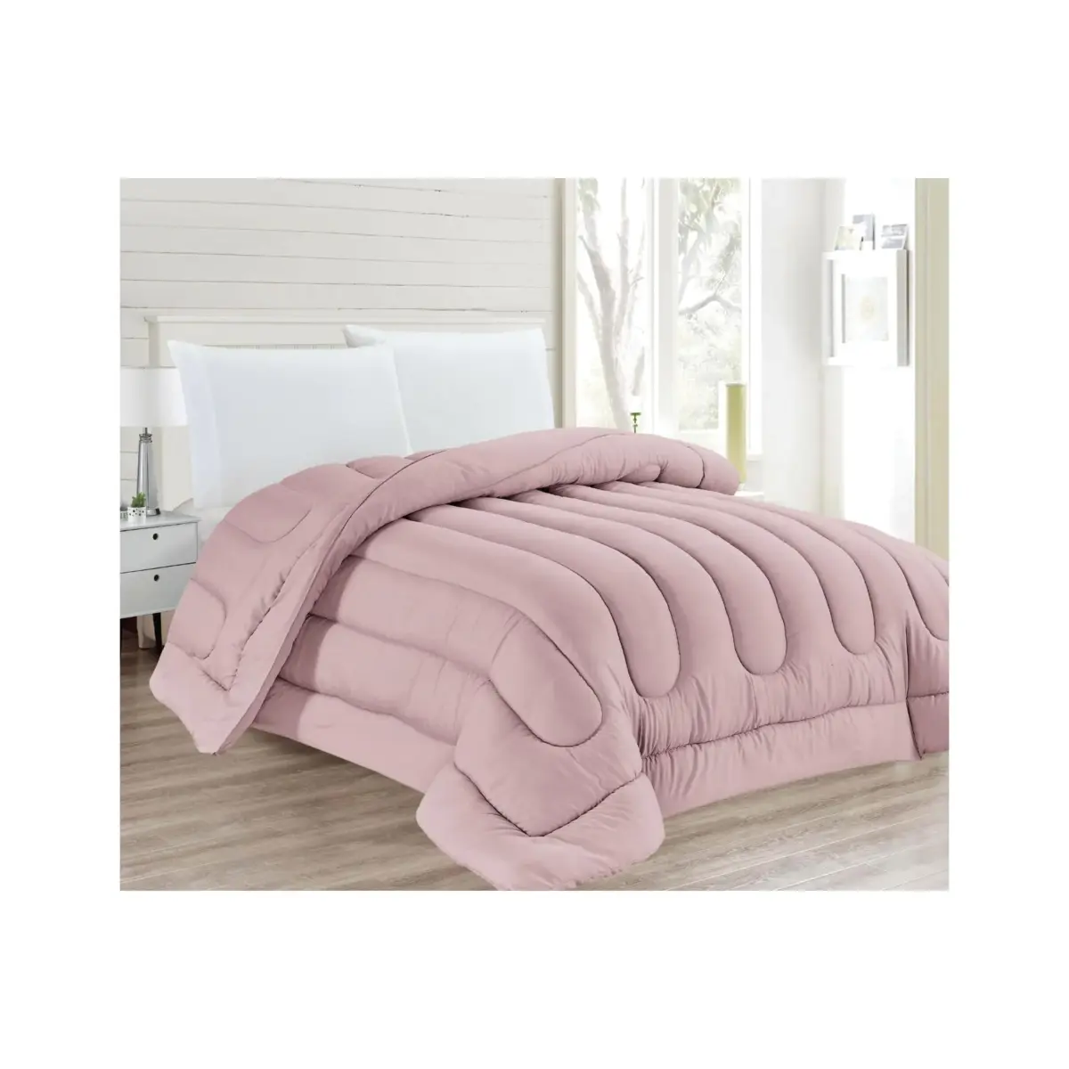 DYED QUILT 260X240 PINK DYED QUILT 260X240 PINK
