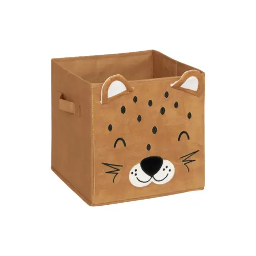 Leopard Velvet Storage