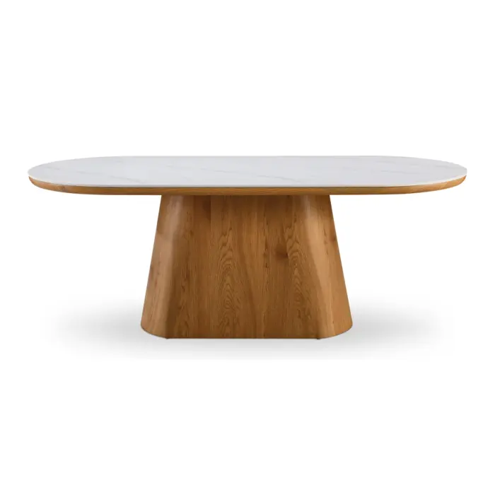 DINING TABLE SNOW WHITE MATT