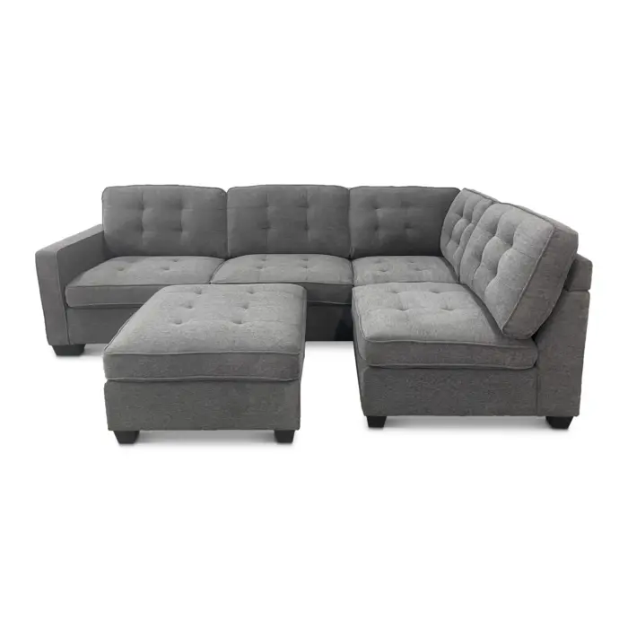IHL058-R-CRN-D.GREY-1 CUCHER Corner Sofa
