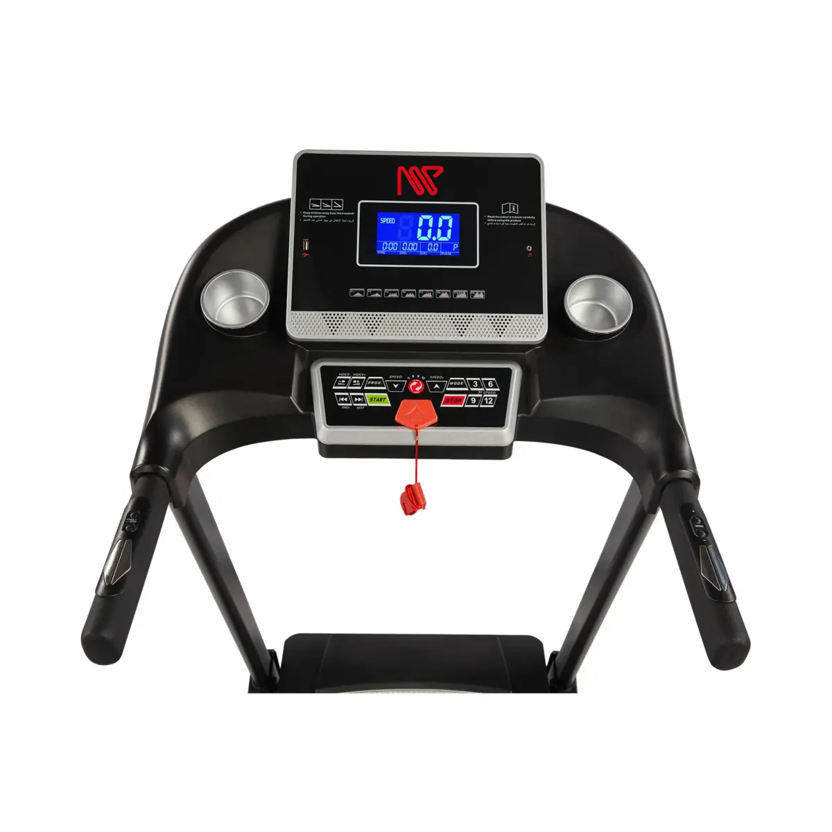 Electr. Treadmill 1.75hp Black