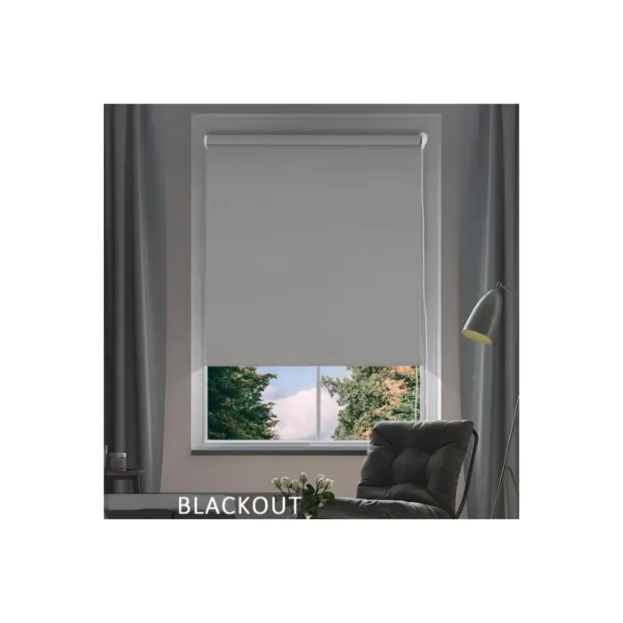 BLACKOUT ROLLER BLIND180X240GR