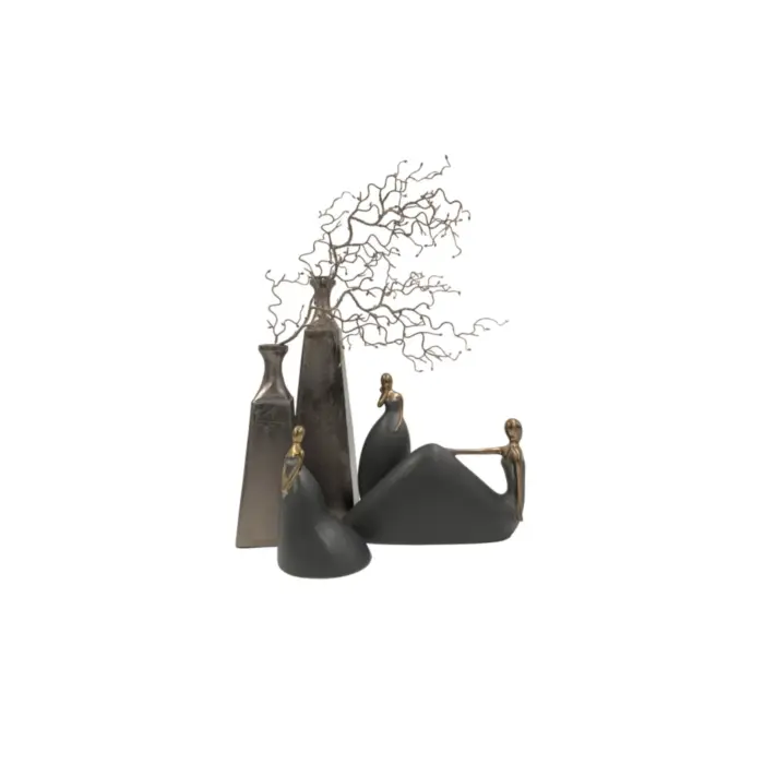Glory Vase Aluminium Black Glory Vase Aluminium Black