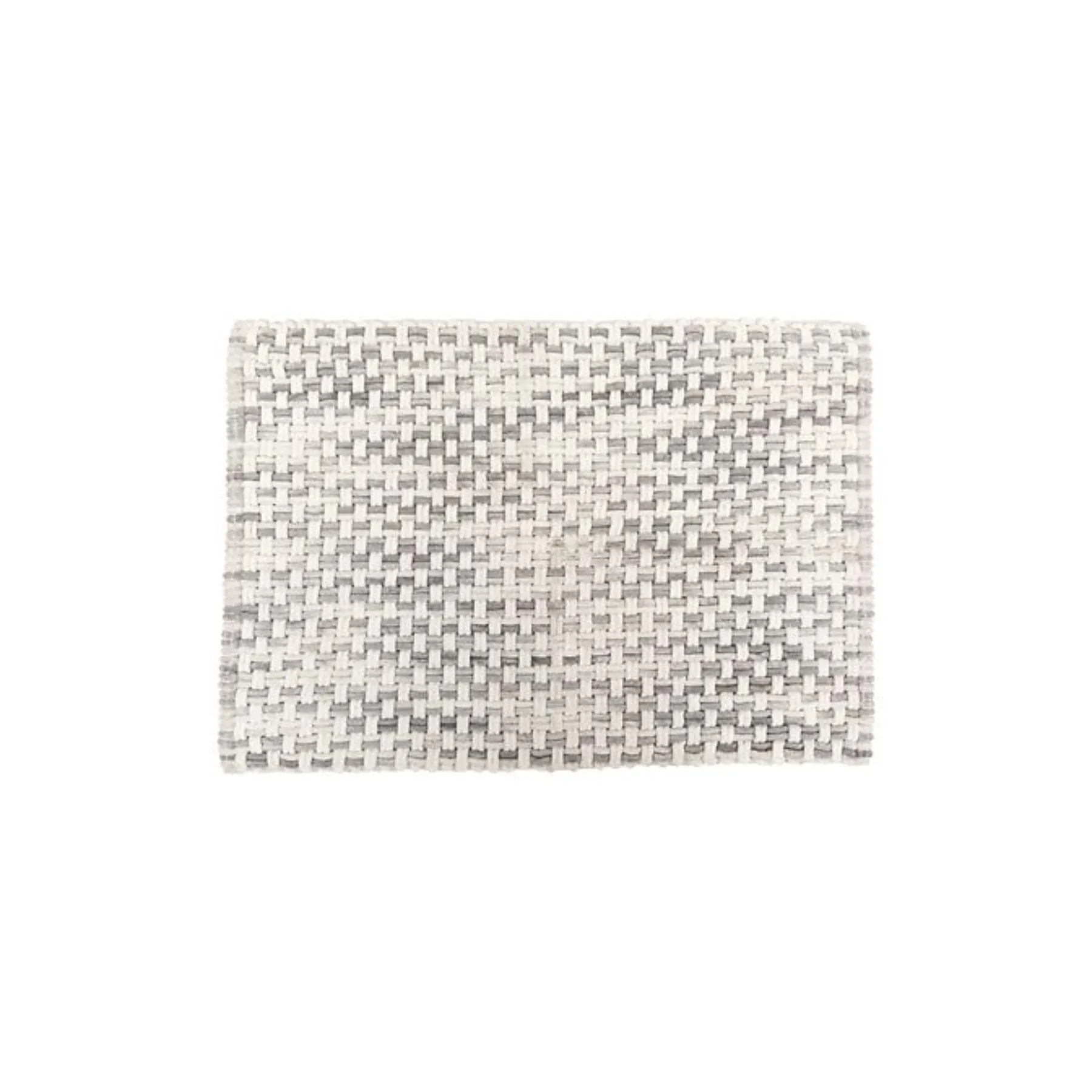 Four Day Grey Braided Bath Mat 50 × 75 cm