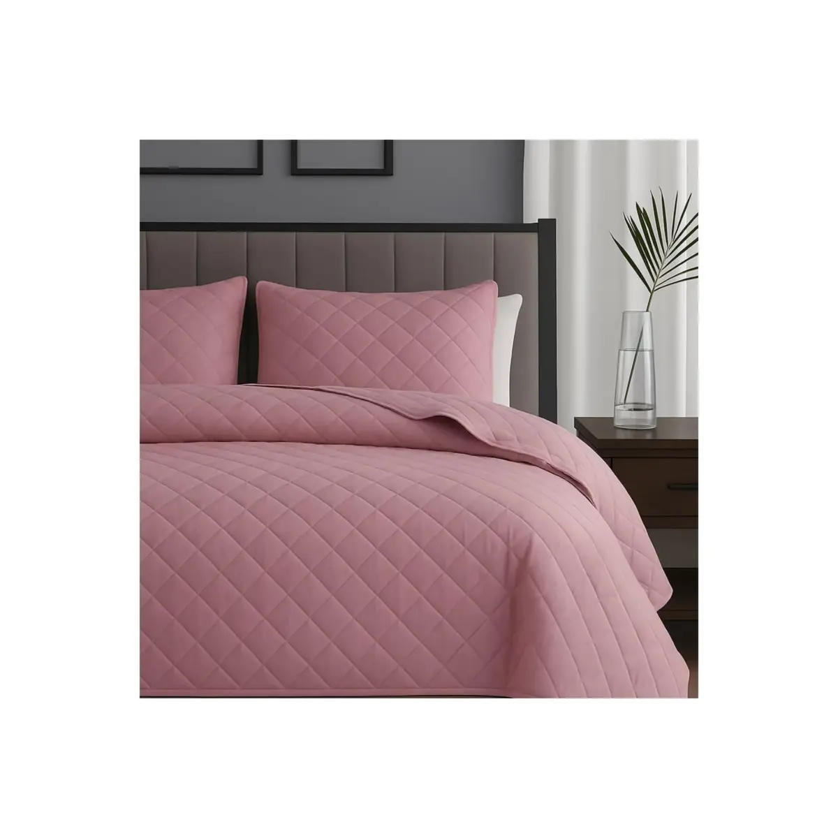 BEDSPREAD 260X240 PINK
