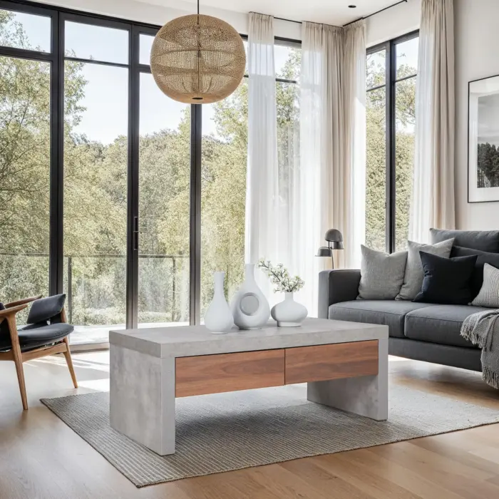 A0051-CT-CMNT-WLNT CHEEKIE Coffee Table