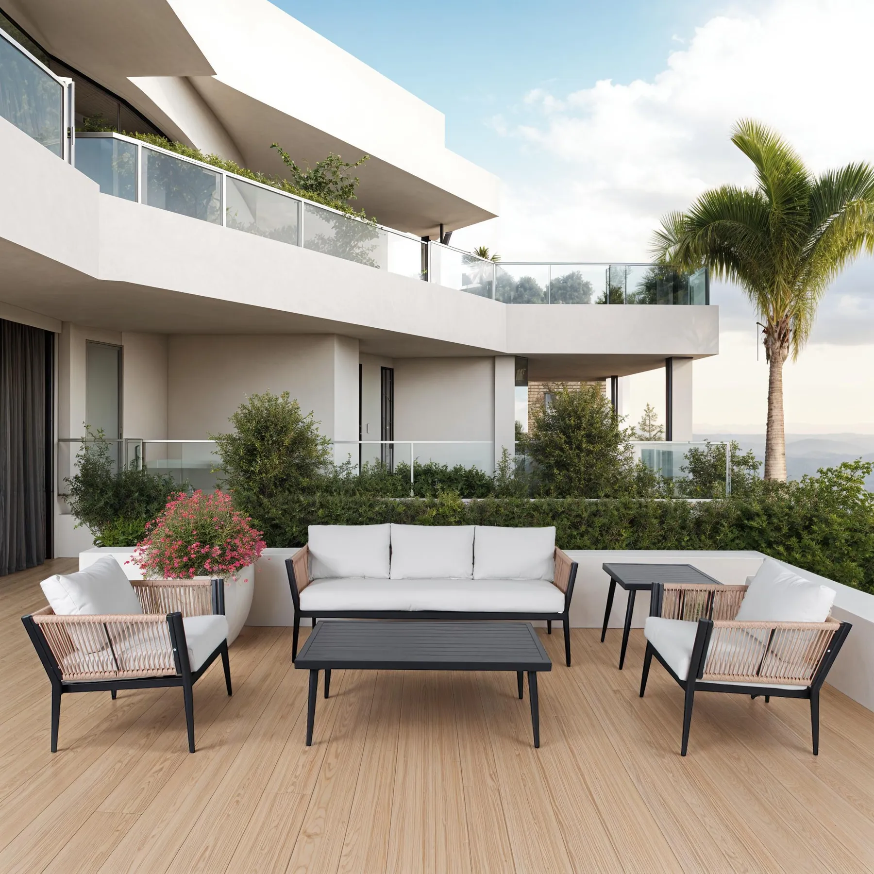AIRIO Outdoor Lounge Set | Four Day Clearance