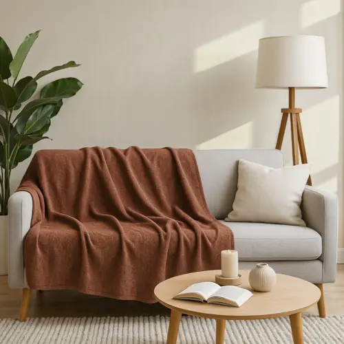 Polyester Chenille Throw