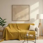 Polyester Chenille Sofa Throw 180 × 150 cm