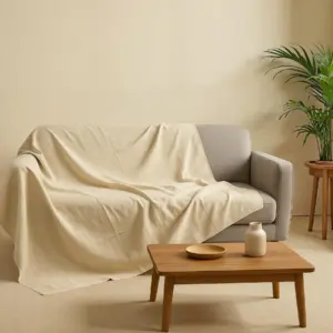 THROW1-IVORY Jute Basket Loft