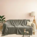 Polyester Chenille Sofa Throw 180 × 150 cm