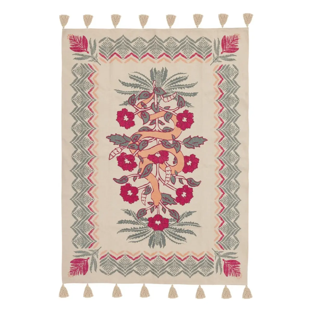 Wild Print Cotton Rug Wild Print Cotton Rug