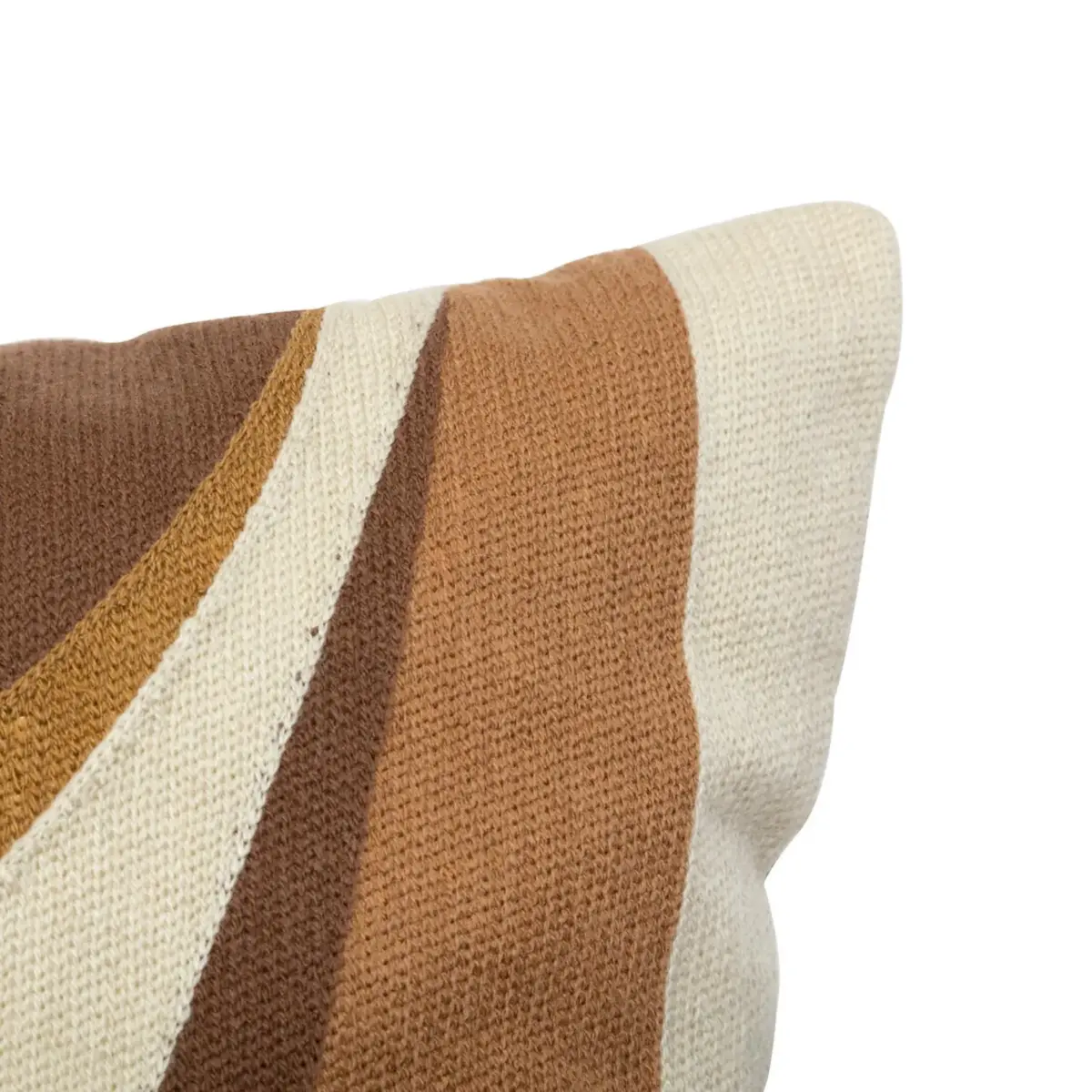 Cush Embroidered Brown 45x45