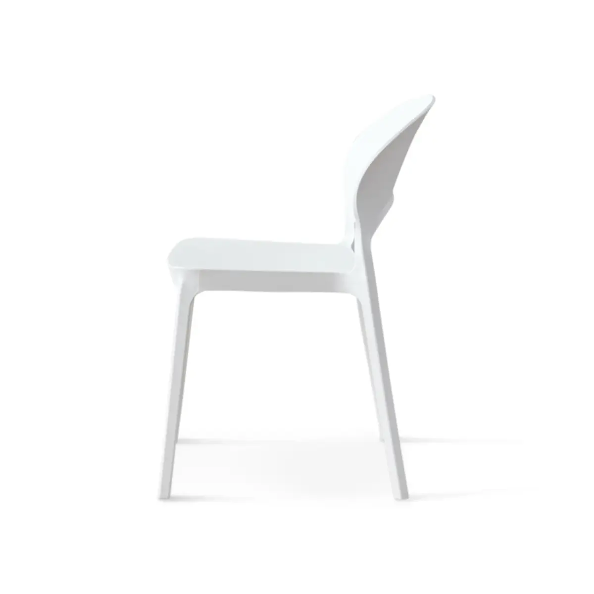 8123-WHITE-5 ZENO Plastic Chair