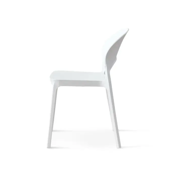 8123-WHITE-5 ZENO Plastic Chair