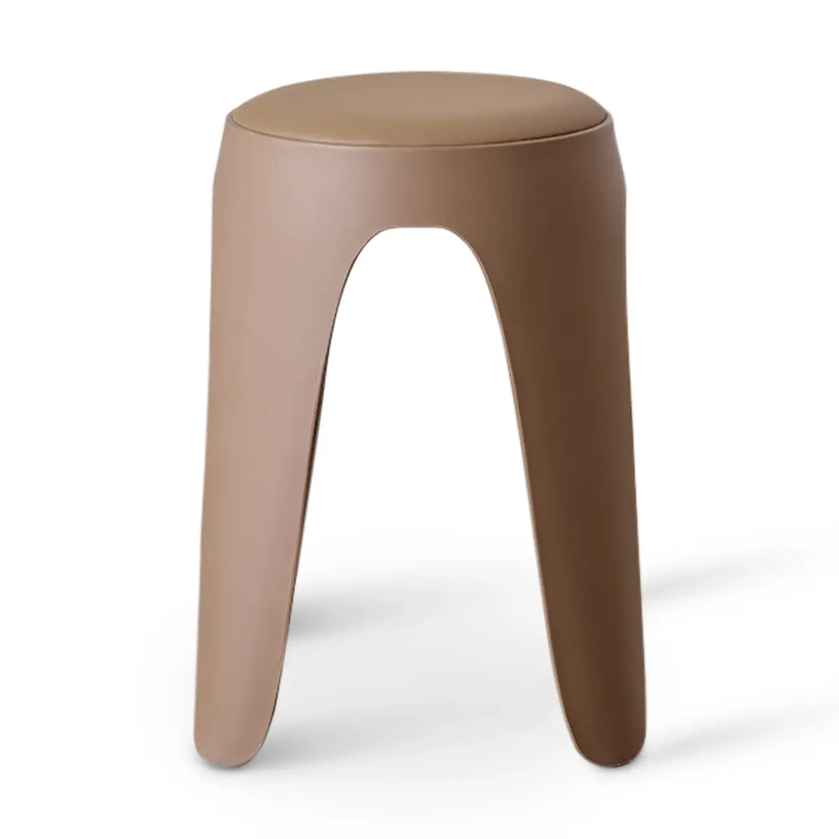 8213-LIGHT-BROWN-1 PETAL Stool