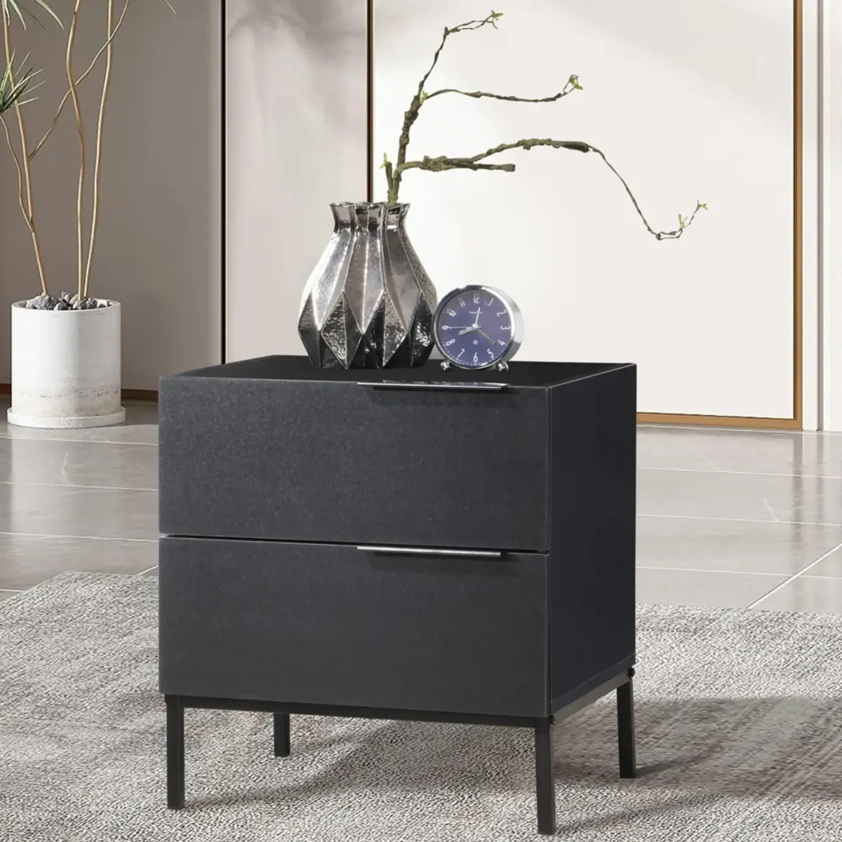 NS8026-BLACK NOCHE Night Stand