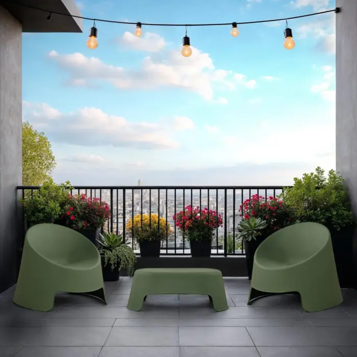 SOLARLY Outdoor Lounge Set