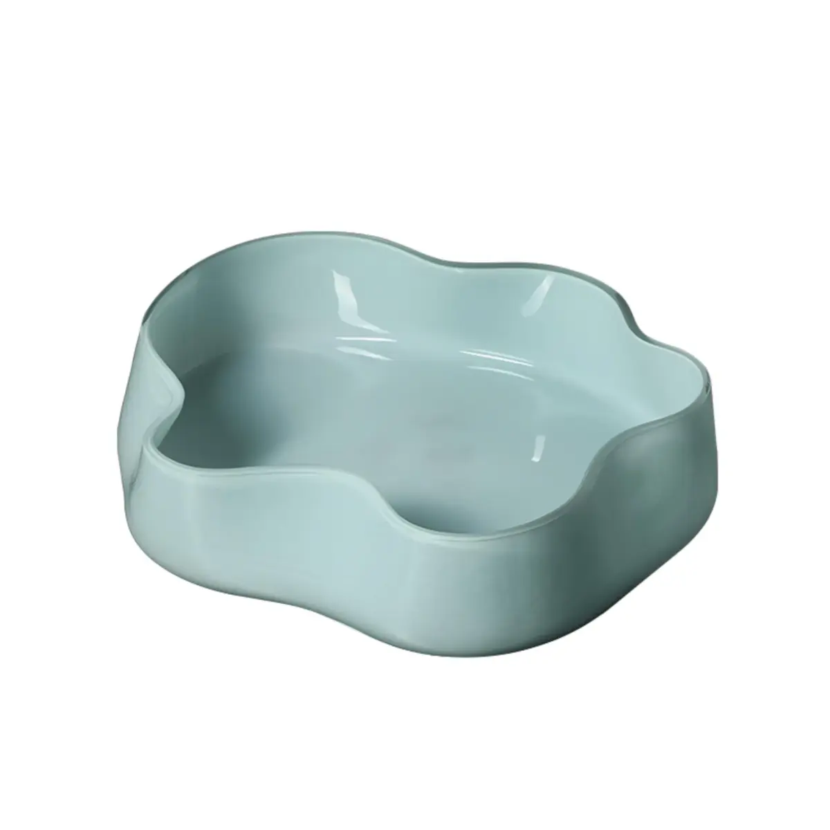 Blue Petal Plate