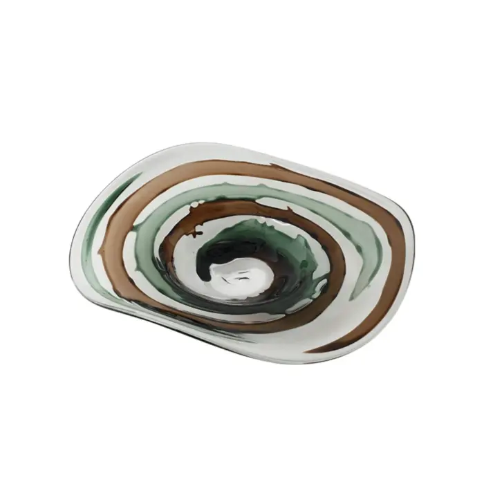 Green Glass Plate