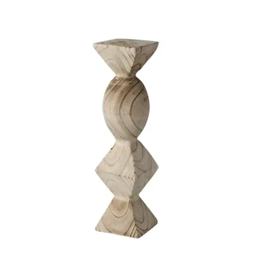 Geometric Wooden Column A